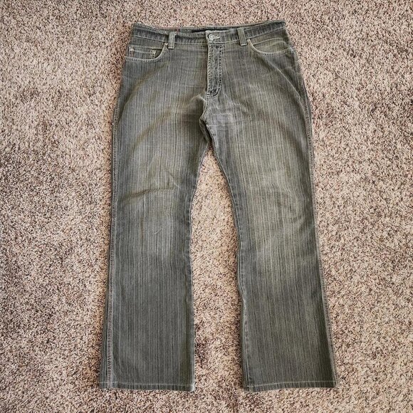 Vintage Point Zero Jeans Faded Brown Slim Straight Y2K Surf Skate - Picture 1 of 8